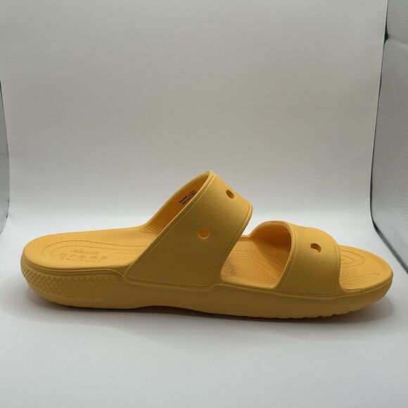 Crocs Classic Two Strap Slide Sandals Orange Sorbet Men 9 Women 11 main image 9